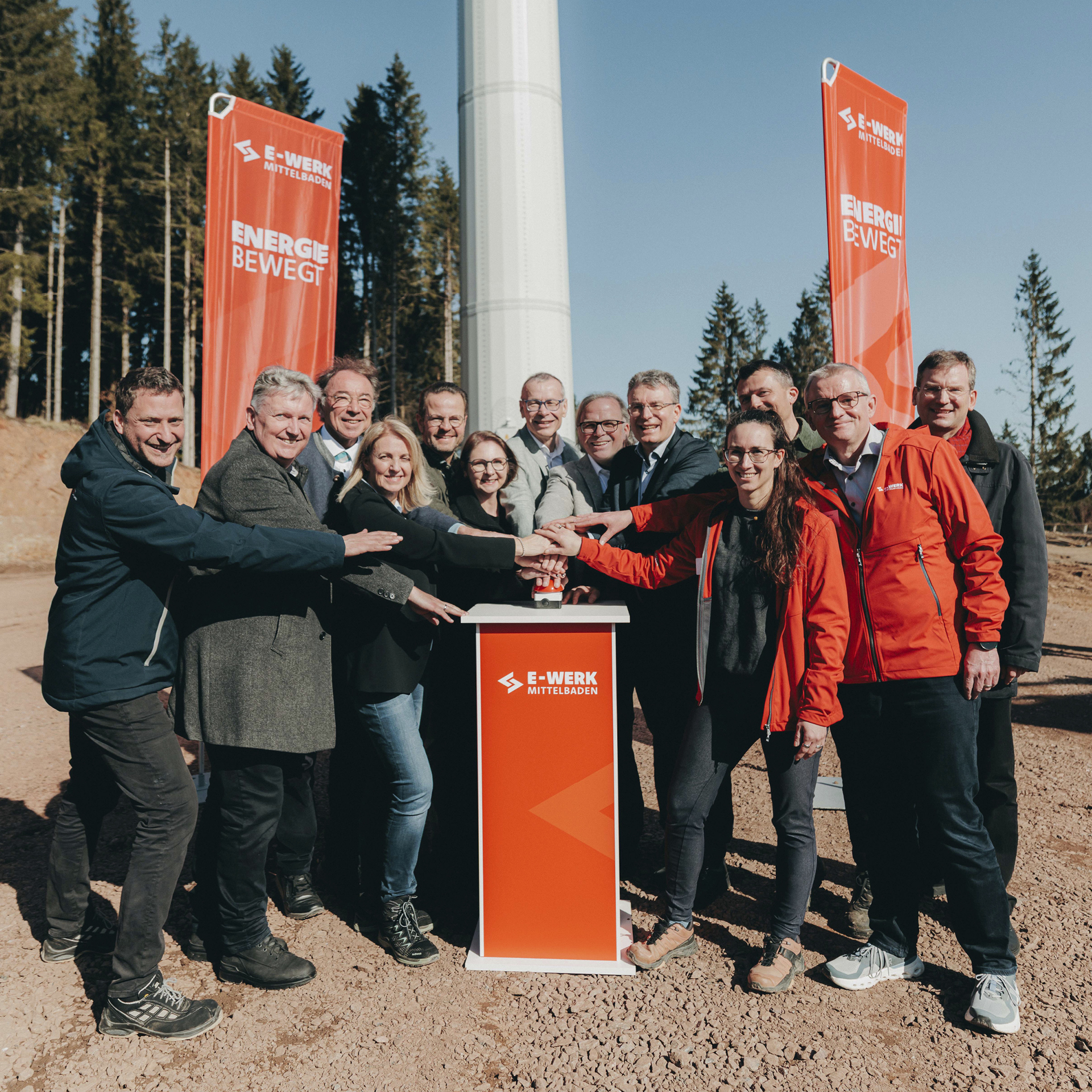 Symbolischer Start für den größten Windpark in der Ortenau
