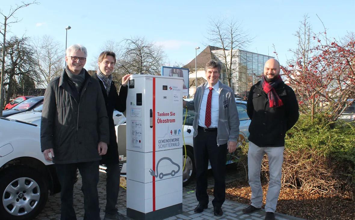Erste E-Ladestation in der Gemeinde Schutterwald