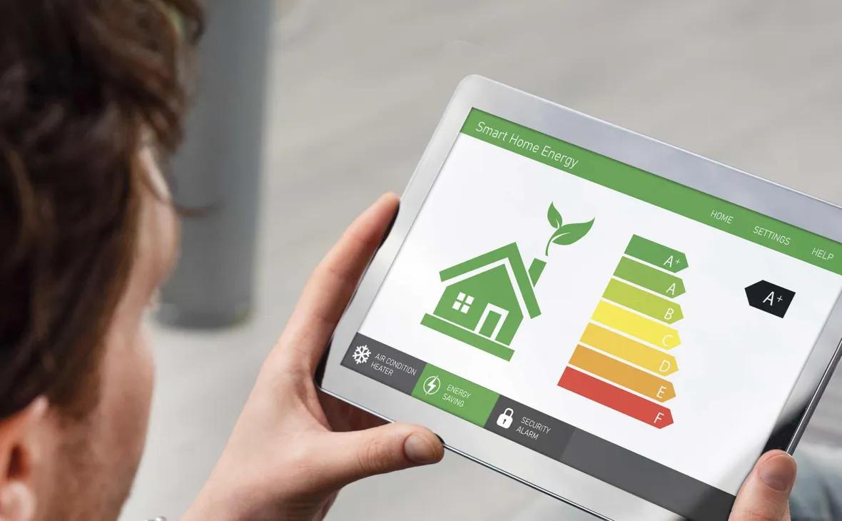 Energieausweis auf Tablet