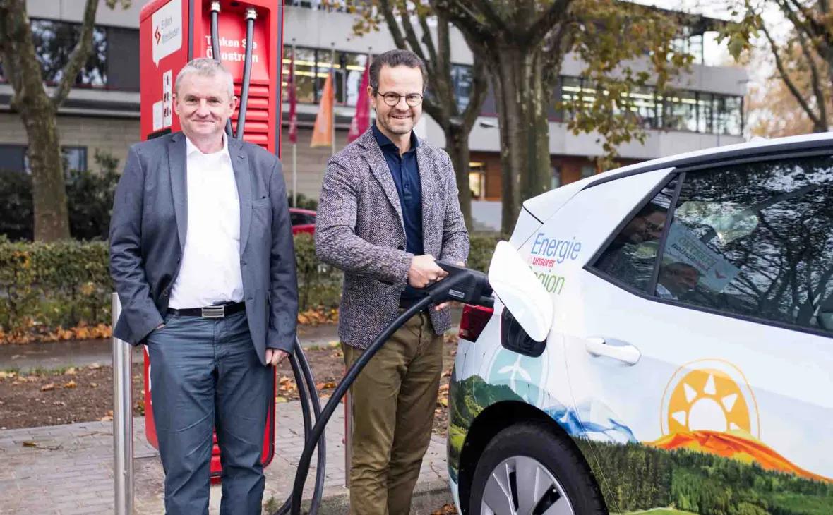 Martin Wenz und OB Steffens