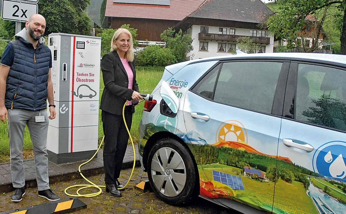 Inbetriebnahme Ladestation Mühlenbach 