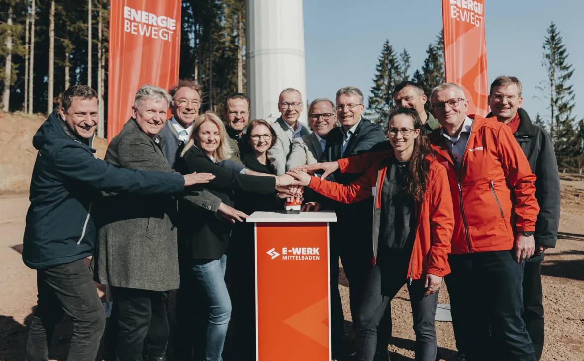 Symbolischer Start für den größten Windpark in der Ortenau