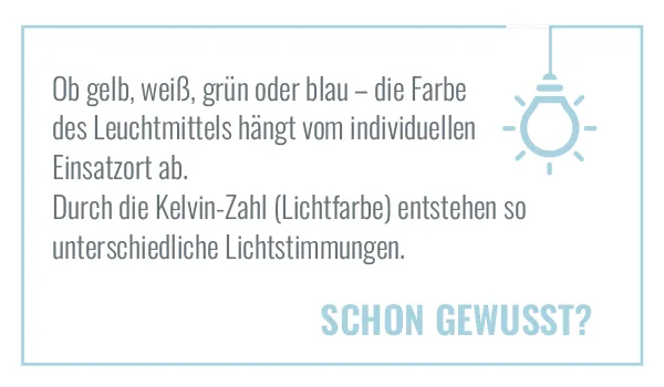 Park- und Platzbeleuchtung Lichtstimmung Kelvin
