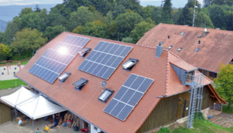 Fotovoltaikanlage Freizeithof Langenhard