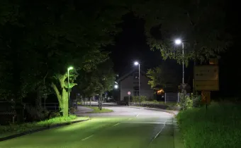 Insektenfreundliche Straßenbeleuchtung und Standard LED-Beleuchtung