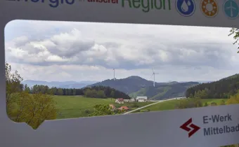Durchblick in die Landschaft
