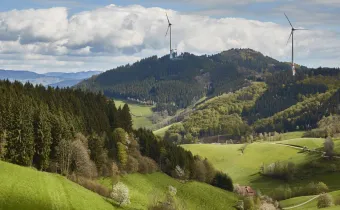 Ausblick in die Landschaft