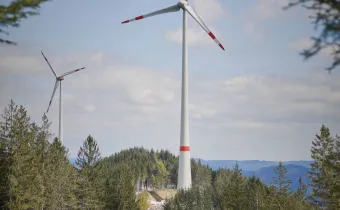 Windräder auf der  Prechtaler Schanze