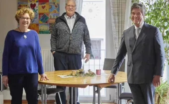 Hospitzverein Lahr bei der Spendenübergabe