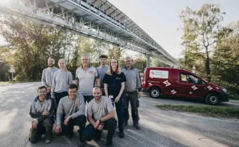 Pionier-Projekt der Firma Uhl und dem E-Werk Mittelbaden © Dimitri Dell