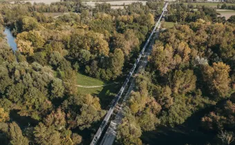 1,2 Kilometer lange PV-Anlage © Dimitri Dell