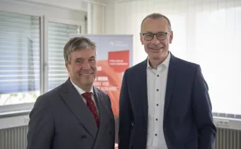 Vorstandswechsel Dr. Kleine und B. Palm