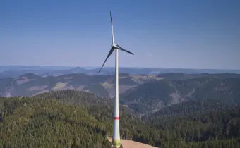 Windenergieanlage auf dem Pilfer