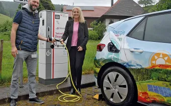 Inbetriebnahme E-Ladestation Mühlenbach