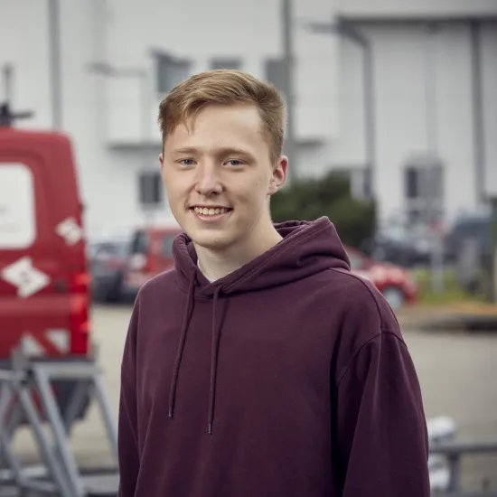 Azubi beim E-Werk Mittelbaden: Marcel Stahlberg.