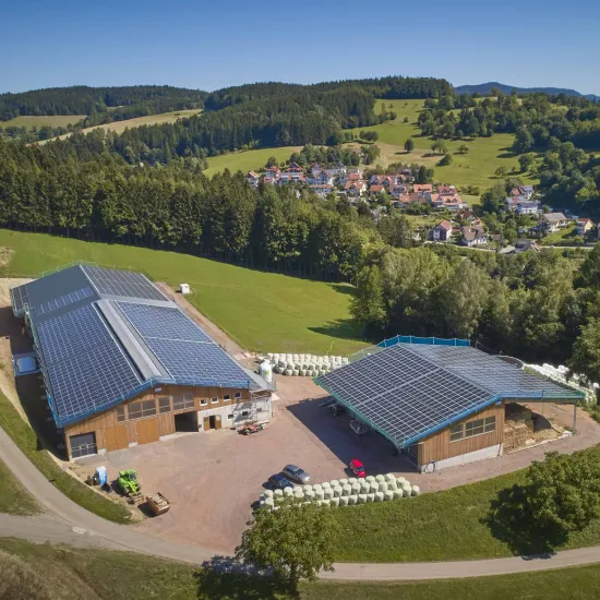 Photovoltaikanlage auf dem Ziegenhof in Elzach